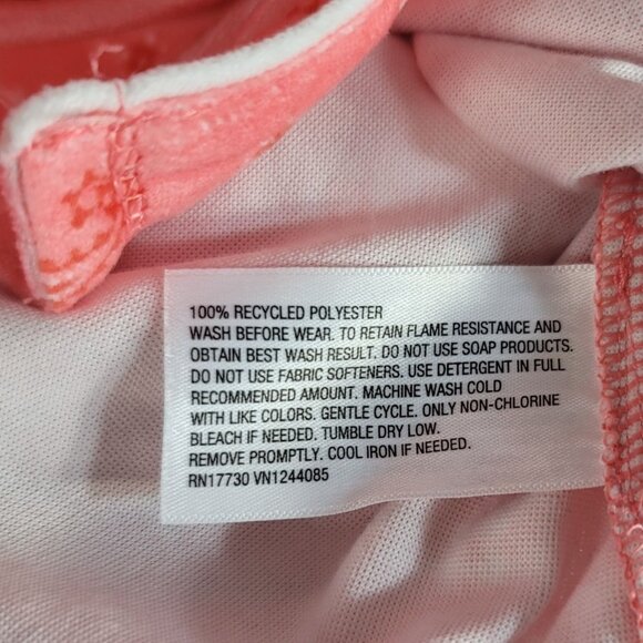 Art Class Pajama Lounge Set Pink Size 10 Large Button Top Pull On Shorts Paisley - Picture 6 of 11